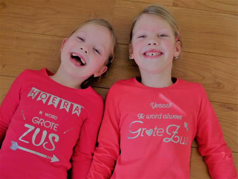 Shirt grote zus Shirt grote zus