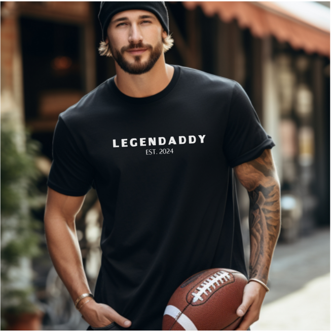 Vaderdag cadeau T-shirt met datum