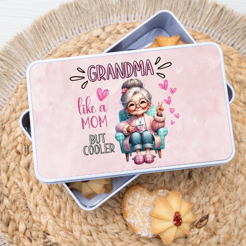 Moederdag blik met tekst cadeau