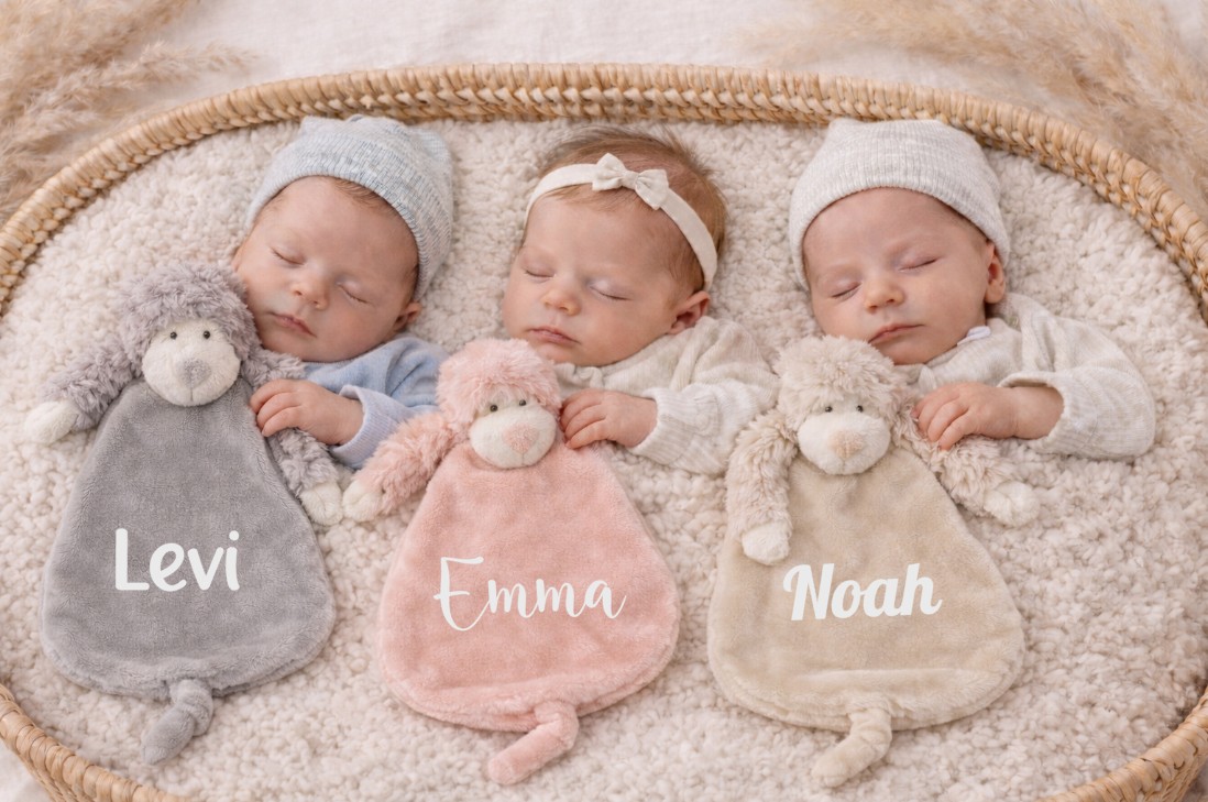 Tutdoekje aap met naam | Zacht & persoonlijk kraamcadeau Tutdoekje aap met naam | Zacht & persoonlijk kraamcadeau