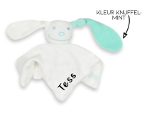 Knuffel met naam | Funnies Tutpoppetje &ndash; Mint oor