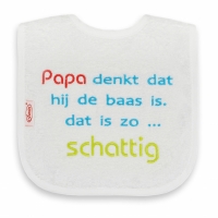 Funnies slabber - Papa denkt dat hij de baas is, dat is zo schattig
