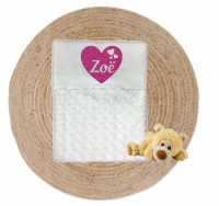 Baby deken | Hartjes