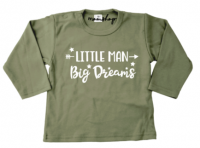 Shirt | Little man big dreams