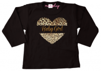 Baby girl in hartje - 2 kleuren