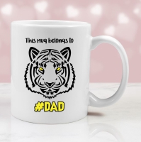 Mok This mug belongs to dad | Tijger