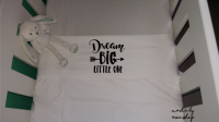 Wieg / Ledikant laken - Dream big little one - Arrow
