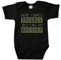 Romper | Here comes trouble just like my big brother