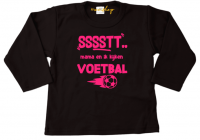 Meisjes Shirt | Sst mama en ik kijken voetbal |
