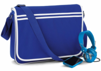 Retro Messenger Bag | Blauw