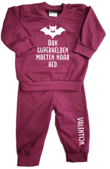 Pyjama | Ook superhelden moeten naar bed