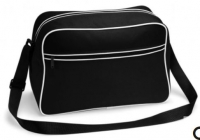 Retro Shoulder Bag | Zwart