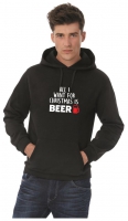 Hoodie | All i want for christmas is beer | Heren