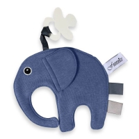 Funnies speendoek olifant ollie | Silk blue