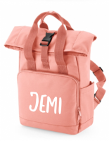 Mini  Roll up Backpack | Blush Pink