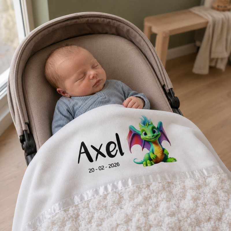 Baby deken | Draakje