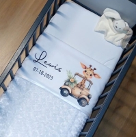 Baby deken | Giraffe auto