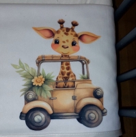 Baby deken | Giraffe auto