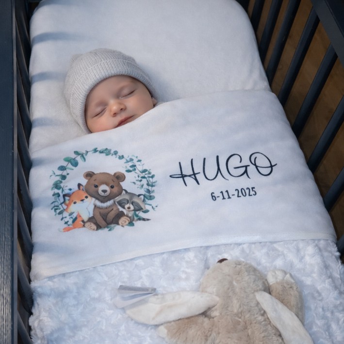 Baby deken | Vos Beer Wasbeer