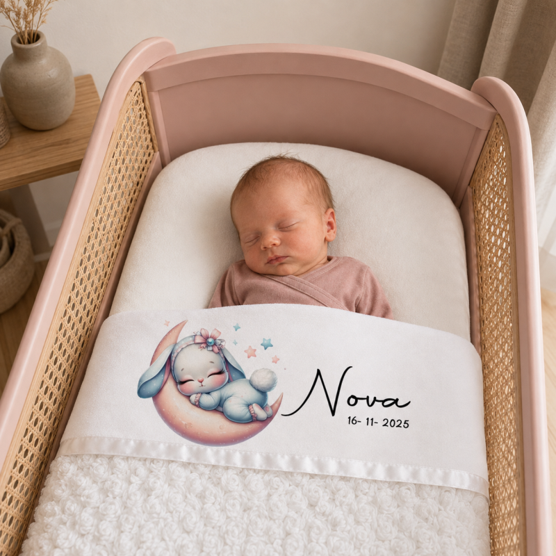 Baby deken | Rabbit Moon