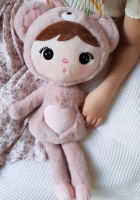 Knuffel met naam | Metoo bear | Powder pink | 50 cm