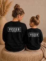 Twinning Sweaters | Naam est. omlijning