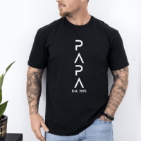 Papa shirt | Papa open letters | Veticaal