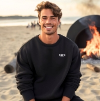 Sweater Papa | Est. [jaartal] | Borstopdruk