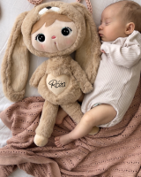 Knuffel met naam | Metoo bunny | beige | 50 cm