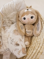 Knuffel met naam | Metoo bunny | beige | 50 cm