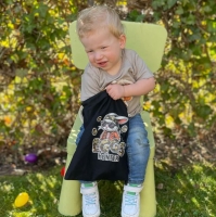 XL Paasei bewaar zakje | Paashaas snuitje