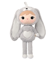 Metoo Bunny Silver Grey met naam | 50 cm