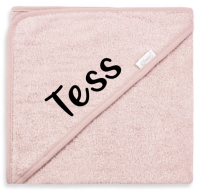Badcape met naam | Blush
