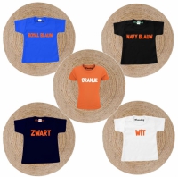 Shirt kind | Achternaam + Est. [jaartal] streep