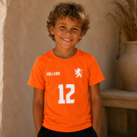 WK voetbal sport setje |  Leeuw + rugnummer