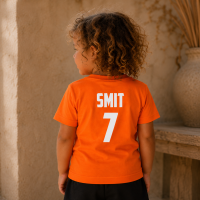 Oranje WK Voetbal Setje Kind met Naam & Nummer